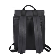 Minimalist Black Leather Backpack for Men – Premium Office & Travel Laptop Bag - Cabrini - Elegance Perfected