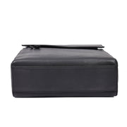 Minimalist Black Leather Backpack for Men – Premium Office & Travel Laptop Bag - Cabrini - Elegance Perfected