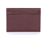 Minimalist Full - Grain Leather Laptop Sleeve Case - Cabrini - Elegance Perfected