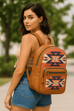 Montreal Kilim Backpack – Bohemian Luxe Daypack - Cabrini - Elegance Perfected