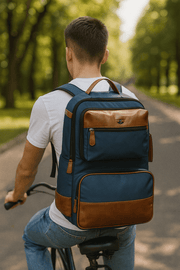 Mystic Matty Leather Backpack – Soft Matte Urban Style - Cabrini - Elegance Perfected