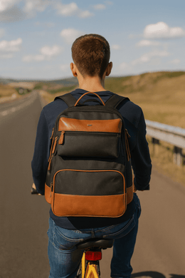 Mystic Matty Leather Backpack – Soft Matte Urban Style - Cabrini - Elegance Perfected