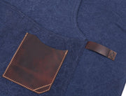 ogue Leather & Canvas Apron – Heavy - Duty Workwear - Cabrini - Elegance Perfected