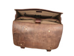 Polaris Leather Executive Messenger Bag - Cabrini - Elegance Perfected