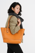 Premium Leather Tote Bag for Women - Cabrini - Elegance Perfected