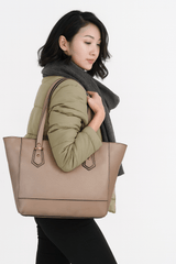 Premium Leather Tote Bag for Women - Cabrini - Elegance Perfected