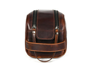 Quilted Leather Toiletry Bag – Brown - Cabrini - Elegance Perfected