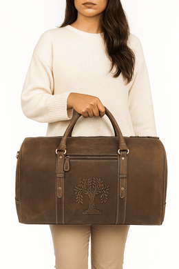 Ranger Recon Full Grain Leather Duffle Bag - Cabrini - Elegance Perfected