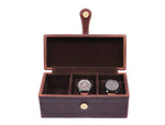 Robinson Leather Watch Case - Walnut Brown - Cabrini - Elegance Perfected