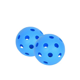 Set Of 2 Indoor Pickleball Balls 26 Hole Design High Performance Blue - Cabrini - Elegance Perfected