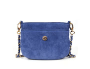 Suede Fringe Chain Strap Crossbody Bag - Cabrini - Elegance Perfected