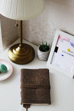 Tacoma Leather Journal - Dark Brown - Cabrini - Elegance Perfected