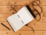 Tacoma Leather Journal - Dark Brown - Cabrini - Elegance Perfected