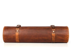 Tan Leather Knife Roll – Handcrafted in Top Grain Leather - Cabrini - Elegance Perfected