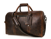 Taranto Leather Weekender Bag - Cedar - Cabrini - Elegance Perfected