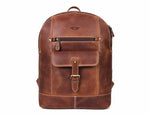 The Explorer Vintage Leather Backpack - Cabrini - Elegance Perfected