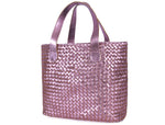The Rosé Weave Tote by Cabrini Luxury - Cabrini - Elegance Perfected