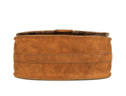 The Vintage Suede Saddle Crossbody by Cabrini Luxury - Cabrini - Elegance Perfected