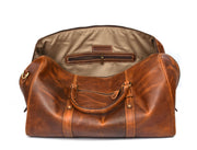 The Voyager Vintage Leather Duffle Bag - Cabrini - Elegance Perfected