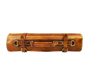 Top Grain Leather Knife Roll – 10 Slot Chef Tool Wrap - Cabrini - Elegance Perfected