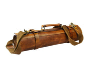 Top Grain Leather Knife Roll – 10 Slot Chef Tool Wrap - Cabrini - Elegance Perfected