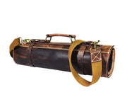 Top Grain Leather Knife Roll – 8 Slot Travel Case - Cabrini - Elegance Perfected