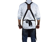 Turin Waxed Canvas Apron - Seaweed Green - Cabrini - Elegance Perfected