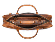 Tuscania Chef Knife Roll & Carry Bag – Caramel Brown (Top Grain Leather) - Cabrini - Elegance Perfected