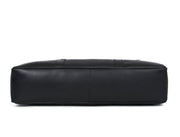 Tuscania Chef Knife Roll & Carry Bag – Raven Black (Top Grain Leather) - Cabrini - Elegance Perfected