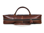 Tuscania Leather Knife Roll & Bag Combo - Penny Brown - Cabrini - Elegance Perfected