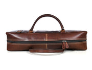 Tuscania Leather Knife Roll & Bag Combo - Penny Brown - Cabrini - Elegance Perfected