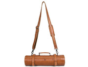 Tuscania Leather Knife Roll & Bag Combo - Tawny Brown - Cabrini - Elegance Perfected