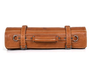 Tuscania Leather Knife Roll & Bag Combo - Tawny Brown - Cabrini - Elegance Perfected