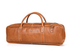 Tuscania Leather Knife Roll & Bag Combo - Tawny Brown - Cabrini - Elegance Perfected