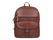 Velour Finish Leather Backpack – Soft Touch Luxury - Cabrini - Elegance Perfected