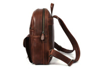 Velour Finish Leather Backpack – Soft Touch Luxury - Cabrini - Elegance Perfected