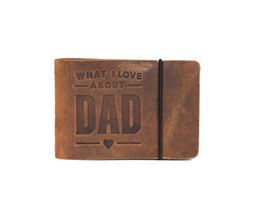 What I Love About Dad” – Personalized Memory & Log Book - Cabrini - Elegance Perfected