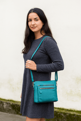 Women's Crossbody Leather Bag – Top Grain Elegance - Cabrini - Elegance Perfected